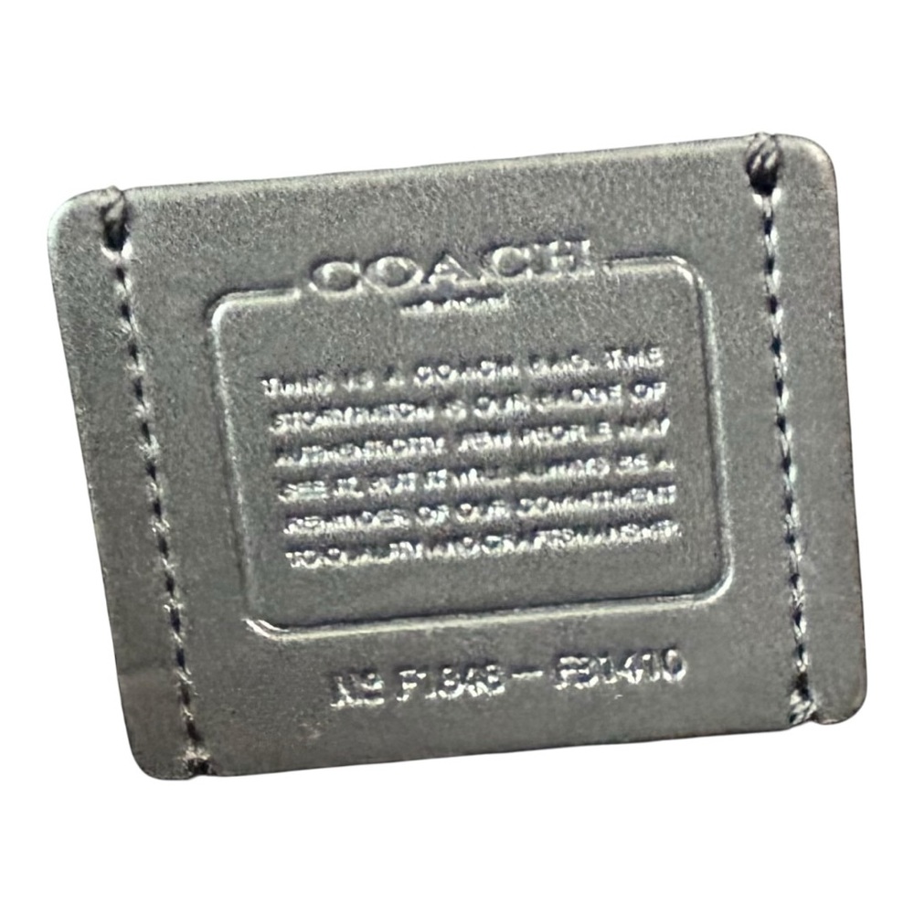 Coach Black Pebbled Leather Shoulder Bag - Picture 4 of 4